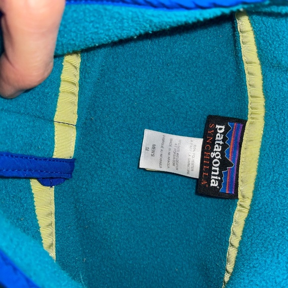 PATAGONIA LW 25580 lw snap T fleece pullover/nice condition/MM/SP14 - Picture 6 of 8